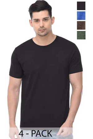 Color Capital Unisex Pack Of 4 Short Sleeves Cotton T-shirts