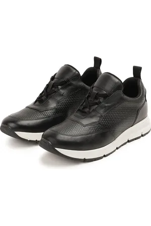 RARE RABBIT Men Sundro Sundro Textured Leather Sneakers