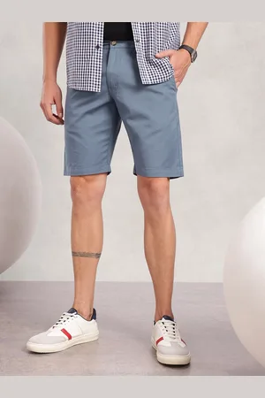 Nautica Men Solid Pure Cotton Slim Fit Chino Shorts