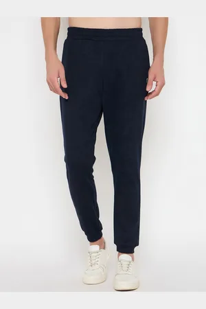 John Players Men Cotton Mid-Rise Joggers