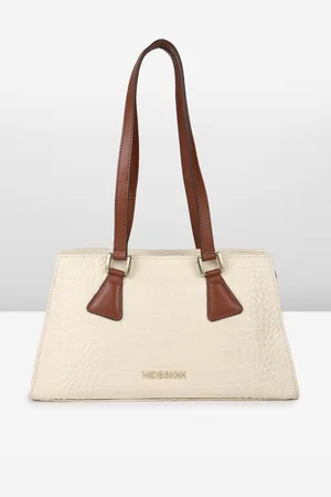 Hidesign SPRUCE 03 Croc Textured Leather Shoulder Bag