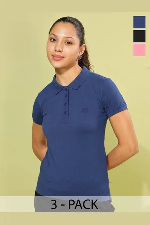Dollar Missy Women 3 Polo Collar T-shirt