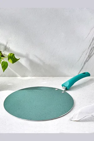 Home Centre Nevada Teal Aluminum Flat Tawa