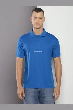 Calvin Klein Polo Collar Short Sleeve Pure Cotton Relaxed Fit T-shirt