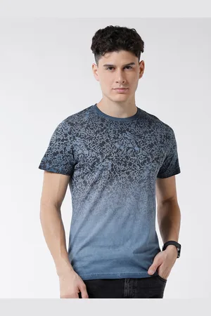 WROGN Men Abstract Printed Cotton T-shirt