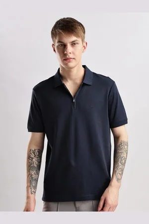 Calvin Klein Men Polo Collar Organic Cotton Pockets T-shirt