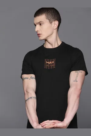 HRX Brand Logo Printed Training T-shirt