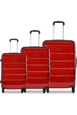 Swiss Military Jenny Set Of 3 Textured Hard-Sided Trolley Bags