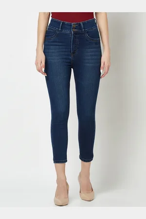 Crimsoune Club Women Urban Slim Slim Fit Light Fade Stretchable Jeans