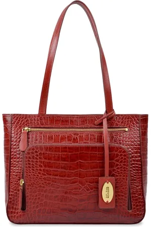 Hidesign Textured Leather Structured Shoulder Bag
