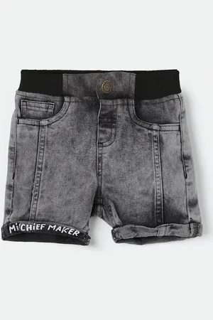 Lifestyle Infant Boys Washed Denim Shorts