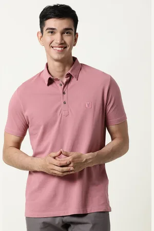 RARE RABBIT Men Cassini-2 Polo Collar Slim Fit Cotton T-Shirt