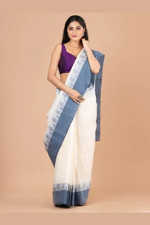 HOUSE OF ARLI Pure Cotton Taant Saree