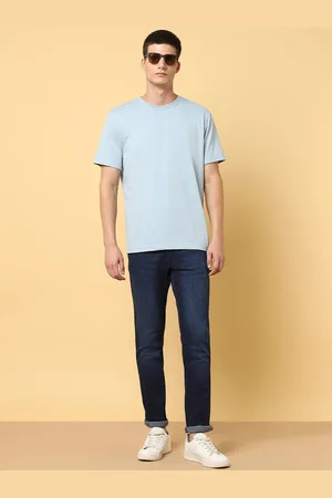 Wrangler Men Skanders Slim Fit Light Fade Clean Look Stretchable Jeans
