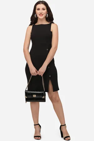 Corsica Boat Neck Sleeveless Sheath Dress