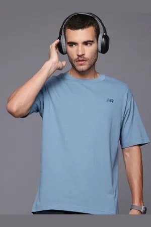 New Balance Drop-Shoulder Sleeves Athletics Relaxed T-Shirt