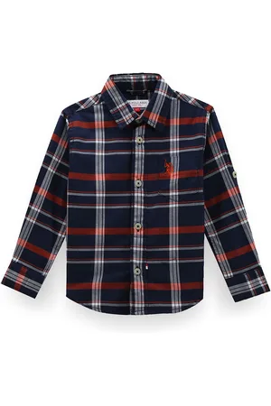 Ralph Lauren Boys Classic Tartan Checked Pure Cotton Casual Shirt