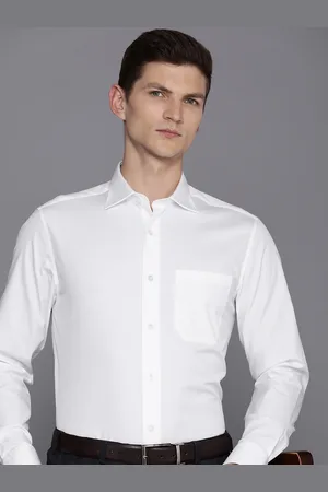 Louis Philippe Solid Classic Fit Opaque Formal Shirt