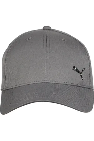 PUMA Unisex Grey Solid Baseball Cap