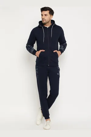 WILD WEST Camouflage Printed Hooded Cotton Fleece Tracksuit