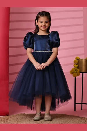 Toy Balloon Kids Girls Embellished Net Fit & Flare Dress