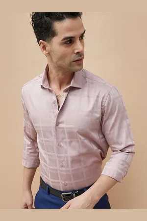 Lifestyle Men Slim Fit Opaque Checked Casual Shirt