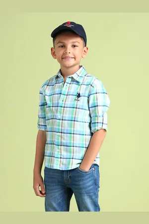 Ralph Lauren Boys Tartan Checked Pure Cotton Casual Shirt