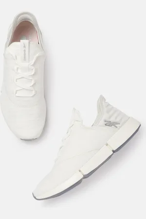 Reebok Women White Woven Design Daily Fit Walking Shoes
