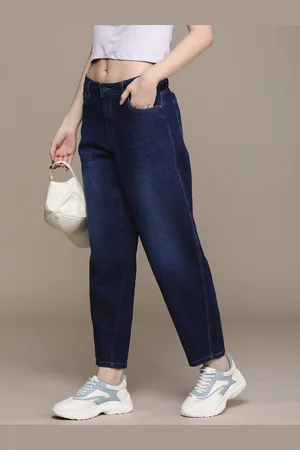 Moda Rapido Women Pure Cotton Carrot Straight Fit Jeans