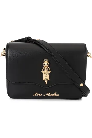 Moschino PU Structured Sling Bag