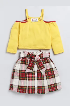BAESD Girls Top with Skirt