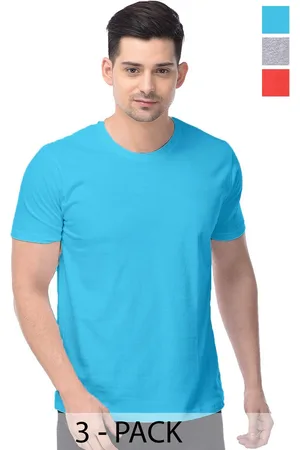 Color Capital Pack Of 3 Round Neck Short Sleeves Cotton T-shirts
