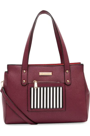 Giordano Maroon Solid Shoulder Bag