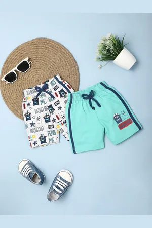 V-Mart Infants Pack Of 2 Mid-Rise Shorts