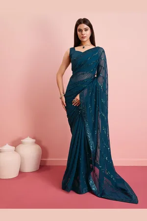 VAIRAGEE Embellished Sequinned Ready to Wear Saree