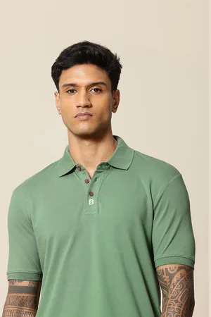 Mr Bowerbird Polo Collar Tailored Fit T-shirt
