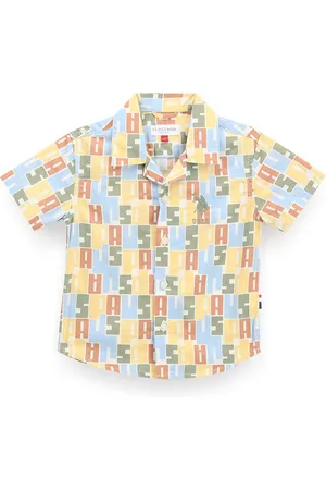 Ralph Lauren Boys Classic Opaque Printed Casual Shirt