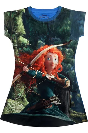 Disney Girls Blue Printed A-Line Dress
