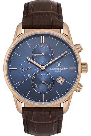 Daniel Klein Men Dial & Leather Straps Analogue Watch DK.1.13834-3