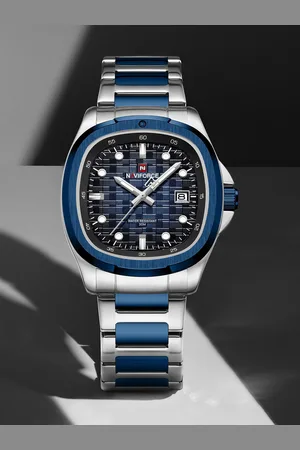 Naviforce Men Dial & Stainless Steel Straps Analogue Watch NF9240_S BE BE