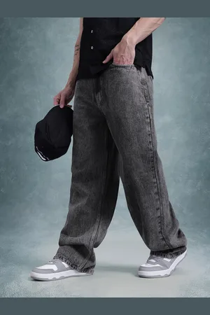 Roadster The Life Co. Men Wide Leg Low-Rise Light Fade Jeans