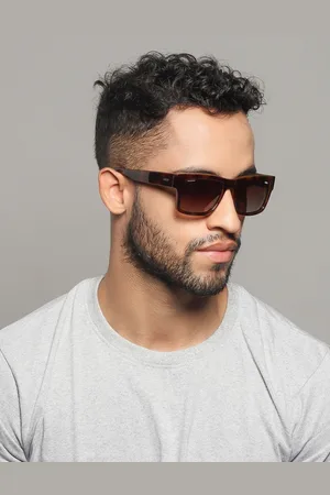 Idee Men Rectangle Sunglasses With UV Protected Lens IDS2902C3PSG