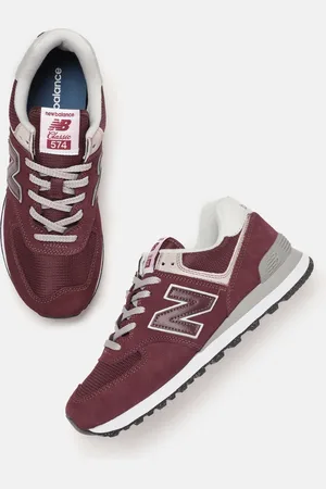 New Balance Men Woven Design Suede Sneakers