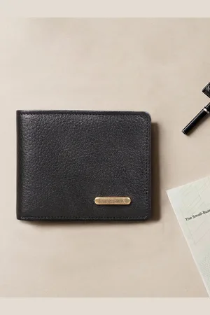 Hidesign Men Black Solid RFID Blocked Leather Two Fold Wallet