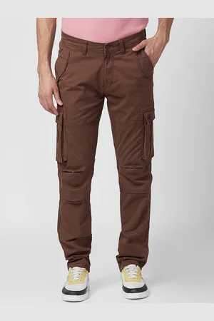 SPYKAR Men Mid-Rise Cotton Cargos Trousers