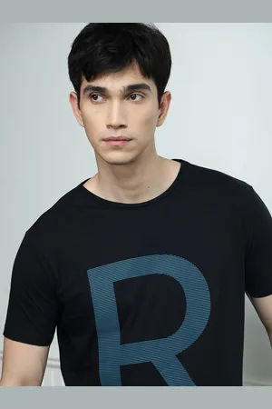 RARE RABBIT Men Rings-4 Slim Fit Solid Polo Collar T-Shirt