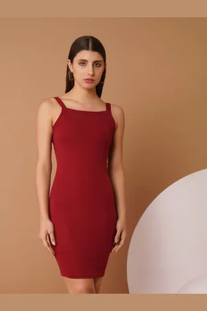 Chemistry Women Square Neck Sheath Dress