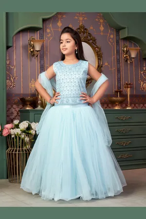 Aarika Girls Embroidered Ready to Wear Lehenga & Blouse With Dupatta