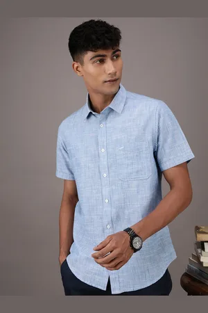Crocodile Spread Collar Comfort Cotton Casual Shirt