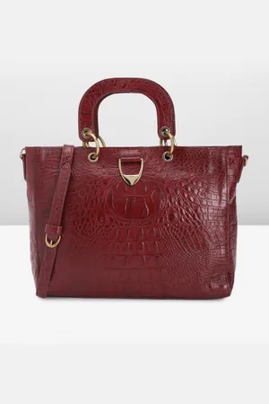 Hidesign Women Textured Leather Handheld Bag